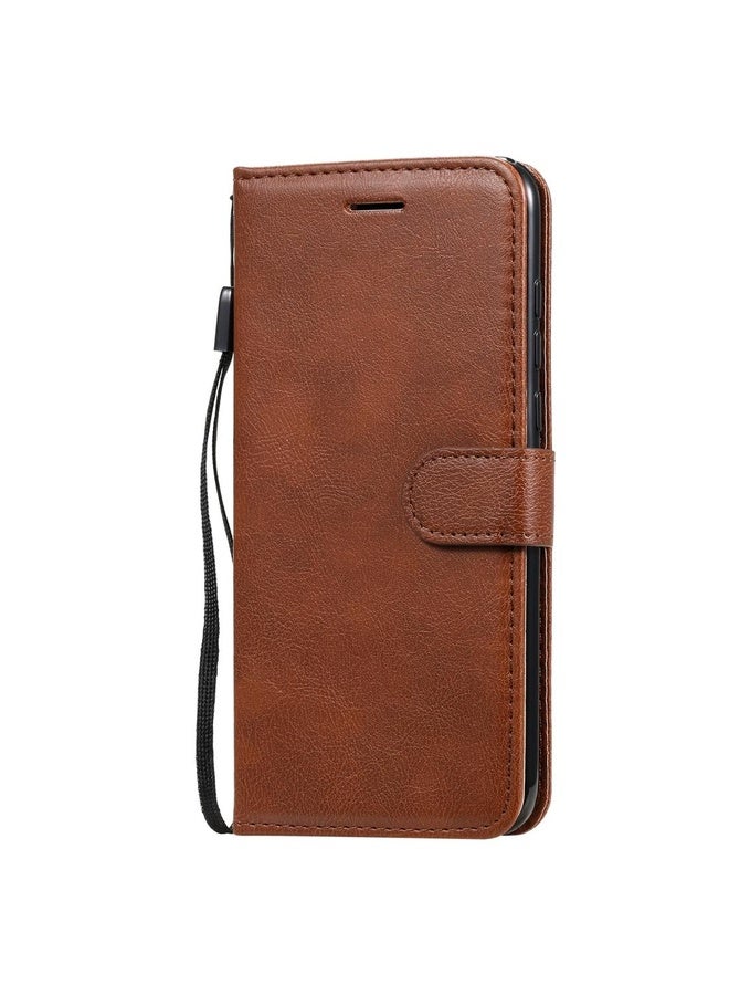 HuHa Case Cover For Huawei Honor Play 4T Pro Solid Color Horizontal Flip Protective Leather Case with Holder & Card Slots & Wallet & Lanyard(Brown) - Image 2