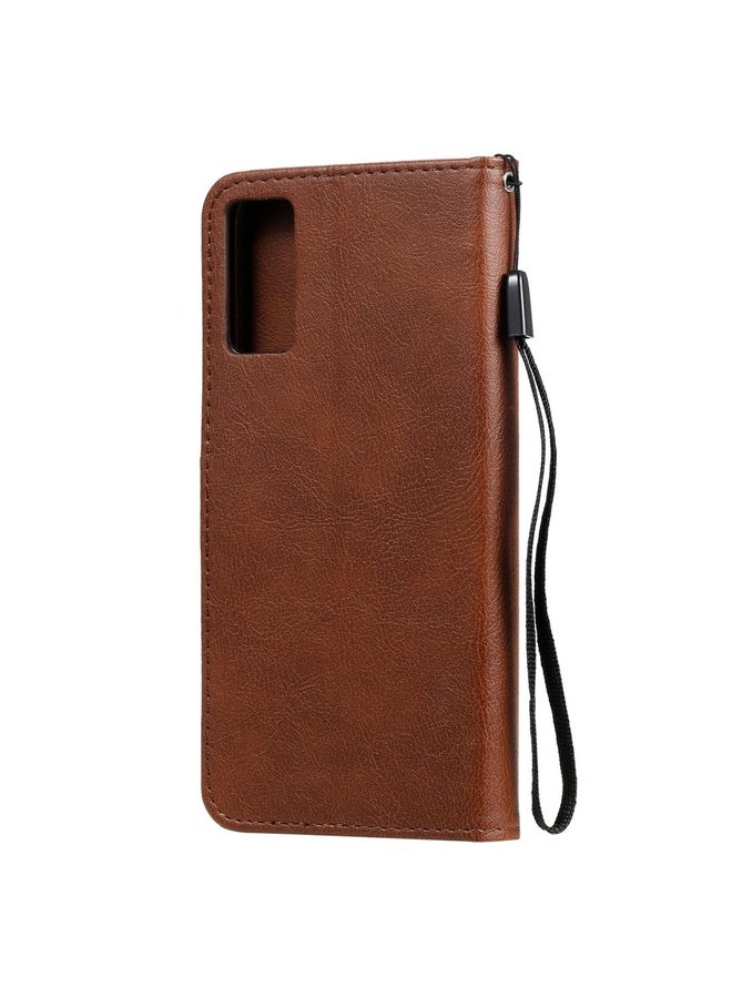 HuHa Case Cover For Huawei Honor Play 4T Pro Solid Color Horizontal Flip Protective Leather Case with Holder & Card Slots & Wallet & Lanyard(Brown) - Image 5