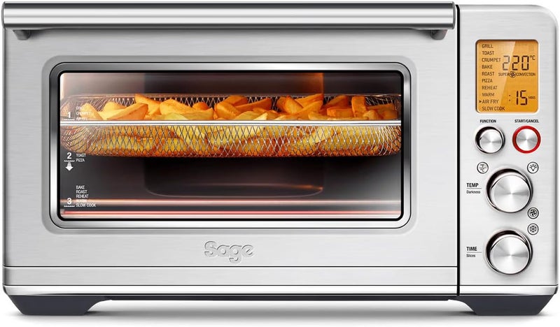 Sage - The Smart Oven Air Fryer - Toasts, Grills, Bakes, Roasts, Airfries, Reheats and Slow Cooks, Brushed Stainless Steel - KSA Version, 2 Year Manufacturer Warranty - Image 1