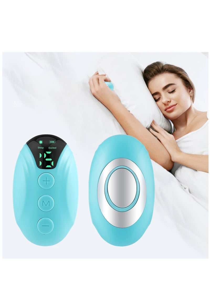 SYOSI Handheld Sleep Aid, EMS Microcurrent Device Insomnia Relief Tool Anxiety Relief Gadget Electronic Sleep Enhancer Relaxation Pulse Device Mental Stress Reliever for Sleep Improvement - Image 1