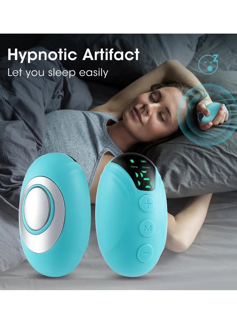 SYOSI Handheld Sleep Aid, EMS Microcurrent Device Insomnia Relief Tool Anxiety Relief Gadget Electronic Sleep Enhancer Relaxation Pulse Device Mental Stress Reliever for Sleep Improvement - Image 3