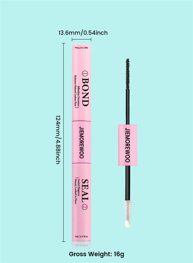 رموش جيمورو رمش الغراء 2 في 1 السندات وختم ، 10 مللي – مقاوم للماء لتقوم بها بنفسك لاش تمديد الغراء ، طويلة الأمد ، عقد قوي ، وسهلة الاستخدام - Image 5