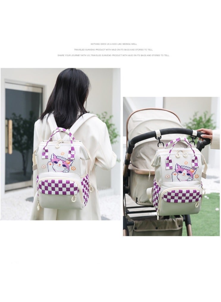 Mark Fairwhale Portable Large Capacity Leisure Multifunctional Backpack, Baby Stroller Hanging Bag  - Image 2
