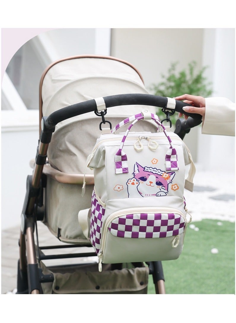Mark Fairwhale Portable Large Capacity Leisure Multifunctional Backpack, Baby Stroller Hanging Bag  - Image 5
