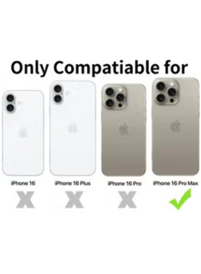 إلترازون iPhone 16 Pro Max 6.9 inch Magnetic Crystal Clear Case – Slim, Shockproof, and Wireless Charging Compatible - Image 2