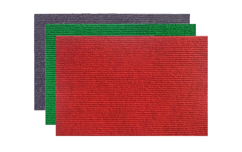 Status Contract Nylon Microfiber Antibacterial Door Mat for Bedroom Outdoor Front Door Living Room DirtVirus Trapper Floor Mats 15 x 23 Inch Green Pack of 3 - Image 1