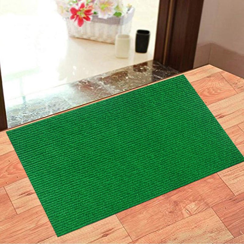 Status Contract Nylon Microfiber Antibacterial Door Mat for Bedroom Outdoor Front Door Living Room DirtVirus Trapper Floor Mats 15 x 23 Inch Green Pack of 3 - Image 2