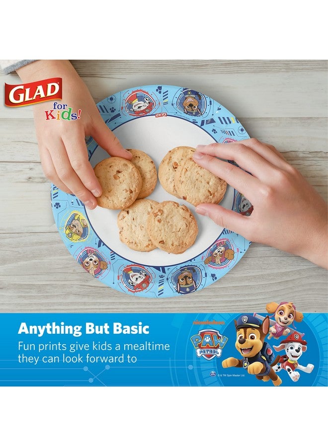 Glad for Kids Paw Patrol Paper Plates, 20 Count, 8.5 Inches | Microwavable Disposable Plates for Kids, All Occasions - Image 3