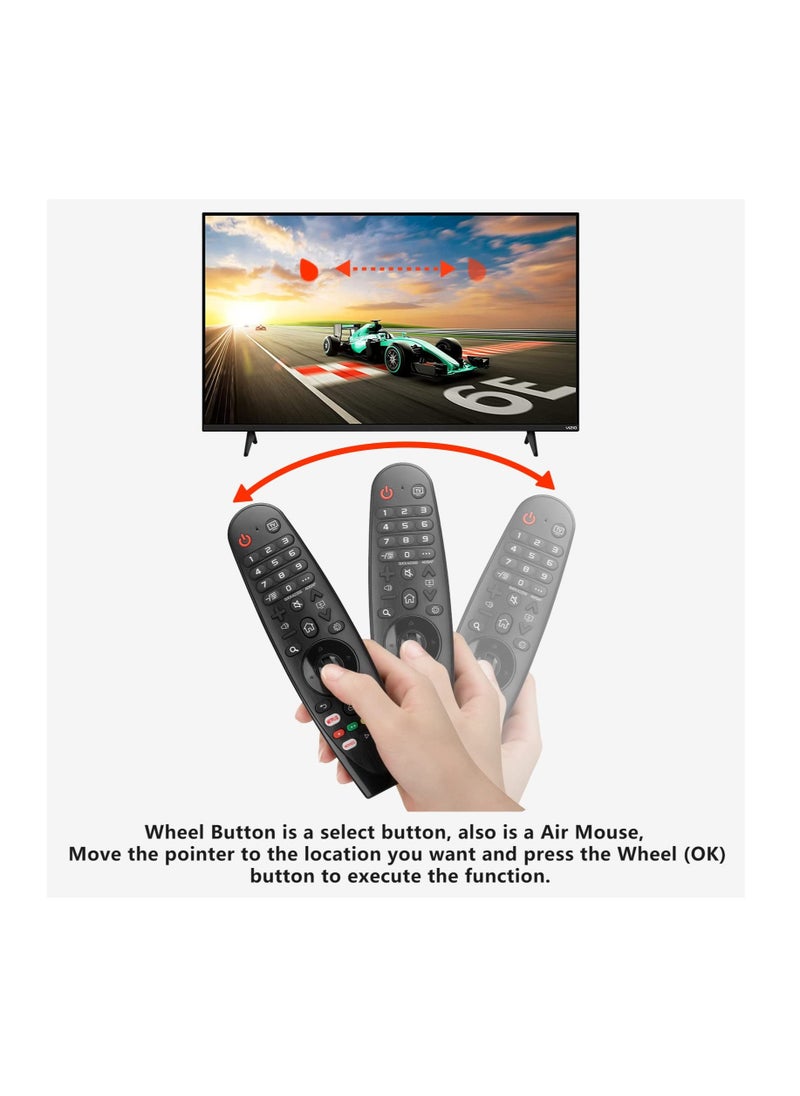 Anmi - Replacement Remote Control for LG Smart TV with Magic Wheel Function, AN-MR20GA Compatible with AN-MR19BA, AN-MR18BA(NO Voice Function) - Image 1
