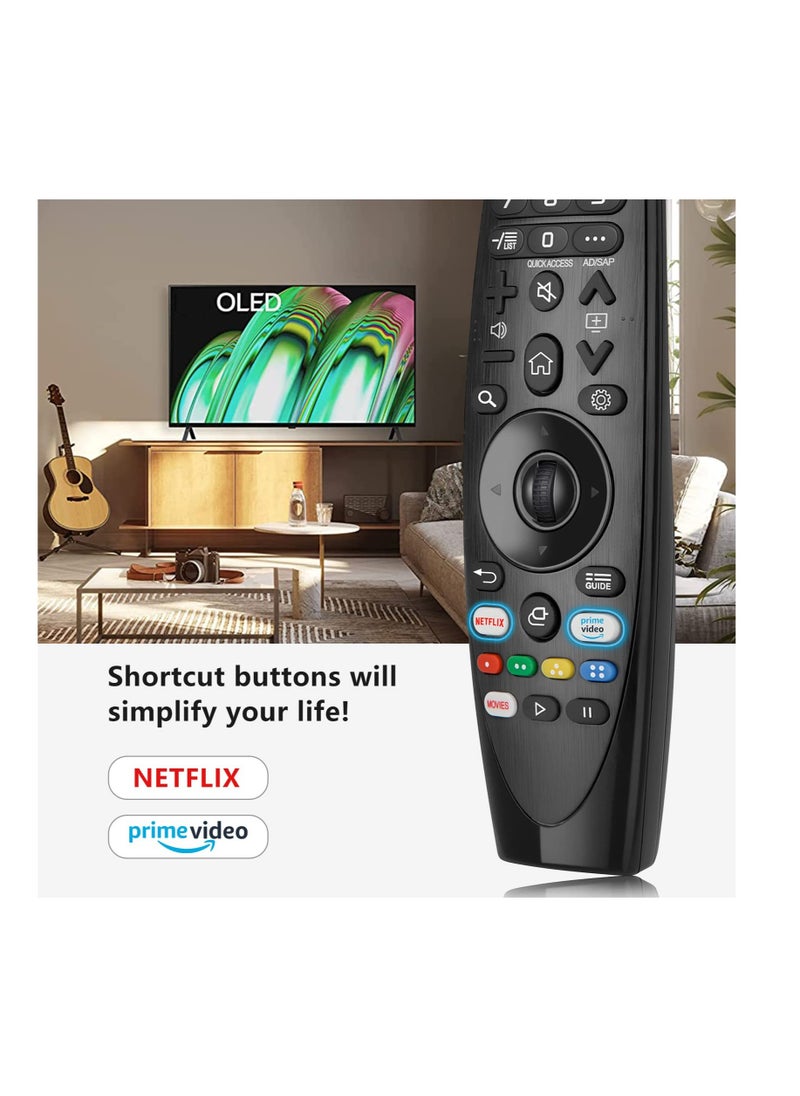 Anmi - Replacement Remote Control for LG Smart TV with Magic Wheel Function, AN-MR20GA Compatible with AN-MR19BA, AN-MR18BA(NO Voice Function) - Image 1