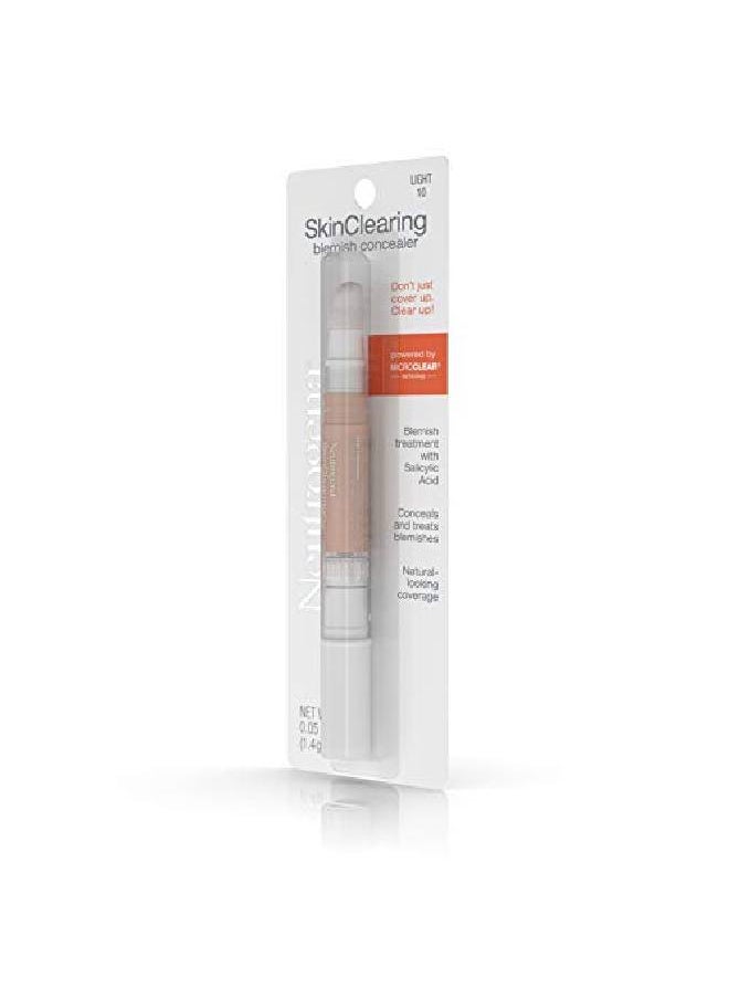 Neutrogena - Skinclearing Blemish Concealer Face Makeup With Salicylic Acid Acne Medicine Noncomedogenic And Oilfree Concealer Helps Cover Treat & Prevent Breakouts Light 10.05 Oz - Image 1
