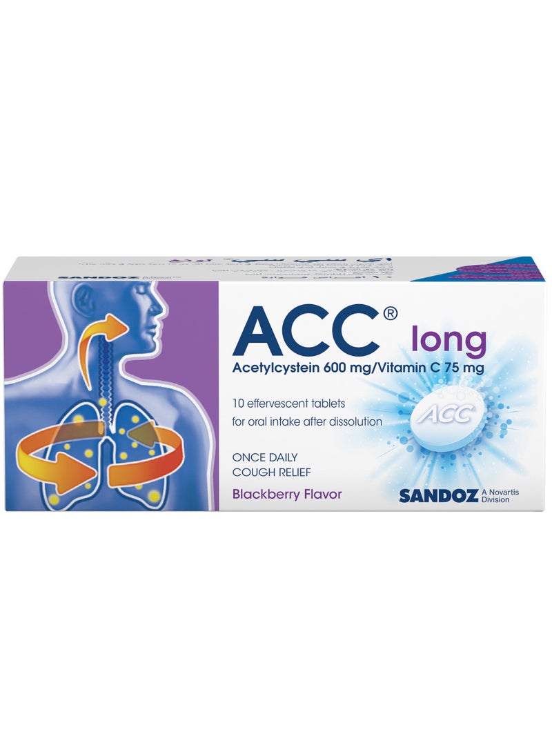 ACC Acc Long 600 Mg Effervescent Tablet 10pcs  - Image 3