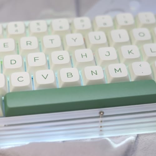 Cmokifuly Botanical Keycaps XDA Profile Custom Keycap for Mechanical Keyboard,144 Keys Set PBT Dye Sublimation Keycaps (Green Botanical Garden) - Image 5