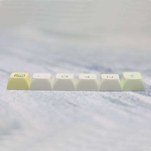Cmokifuly Botanical Keycaps XDA Profile Custom Keycap for Mechanical Keyboard,144 Keys Set PBT Dye Sublimation Keycaps (Green Botanical Garden) - Image 3
