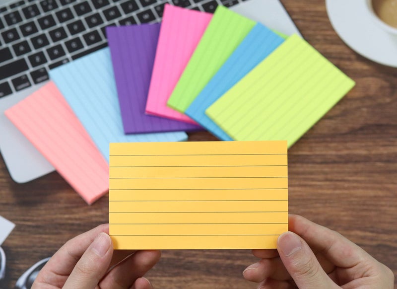 YEECOK 8 Pads Lined Sticky Notes 3x5 in Post, 8 Colors Self Sticky Notes Pad Its, Bright Colorful Rectangle Sticky Notes for Office, Home, School, Meeting, 50 Sheets/pad - Image 4