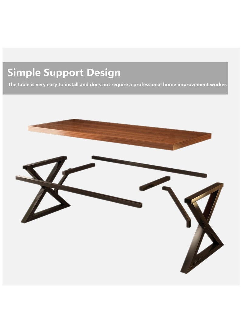 HXDream Computer Desk Gaming Desk Thickened Desktop Computer Desk Suitable for PC Bedroom Home Office