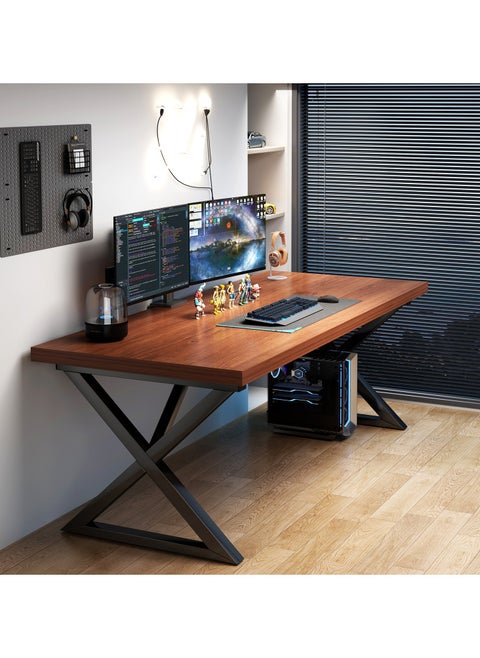HXDream Computer Desk Gaming Desk Thickened Desktop Computer Desk Suitable for PC Bedroom Home Office