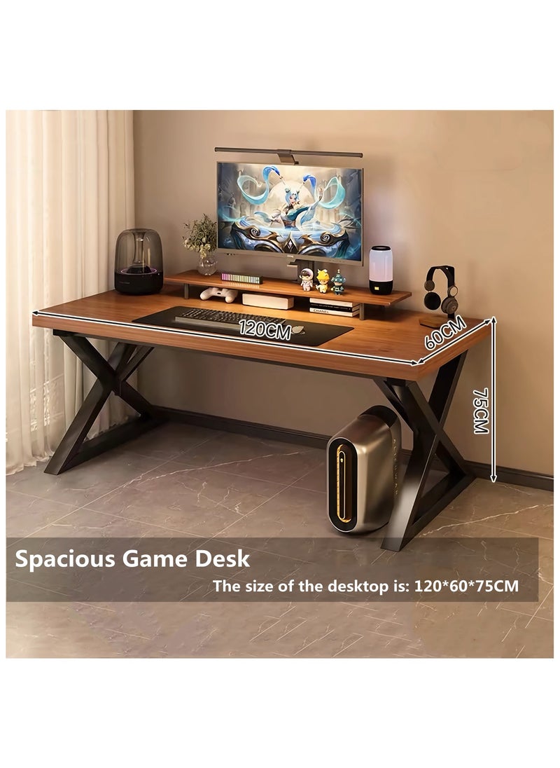 HXDream Computer Desk Gaming Desk Thickened Desktop Computer Desk Suitable for PC Bedroom Home Office