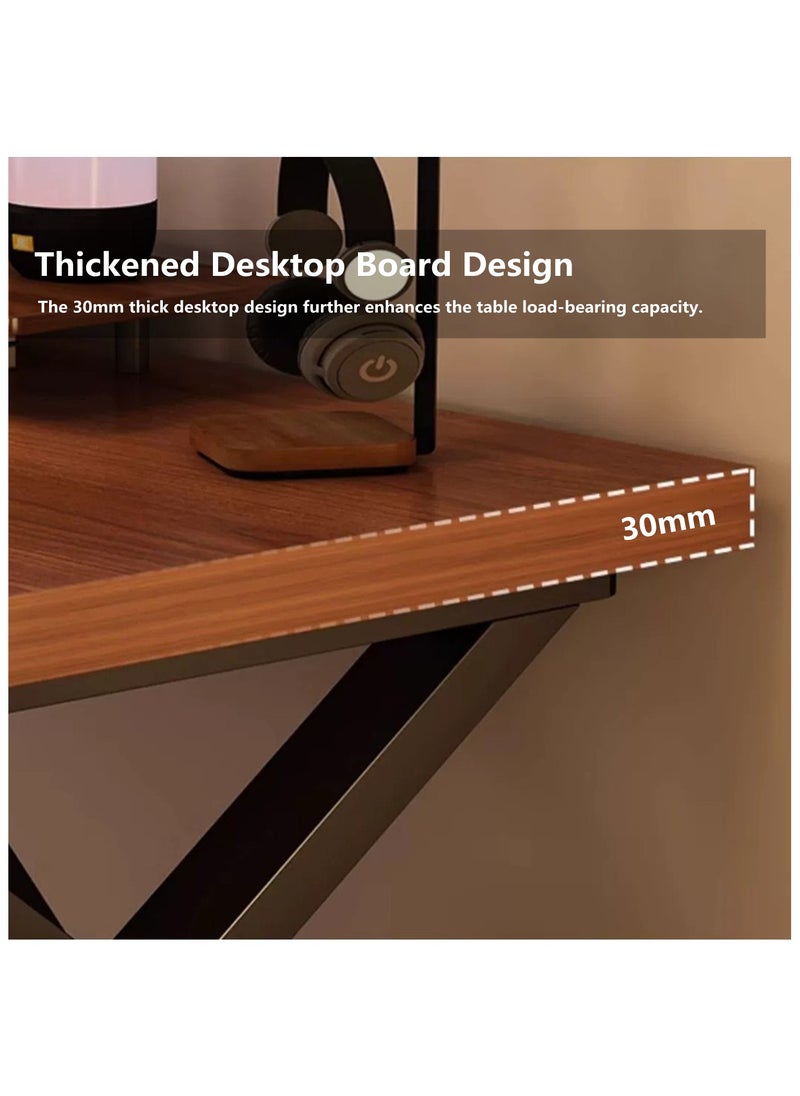 HXDream Computer Desk Gaming Desk Thickened Desktop Computer Desk Suitable for PC Bedroom Home Office