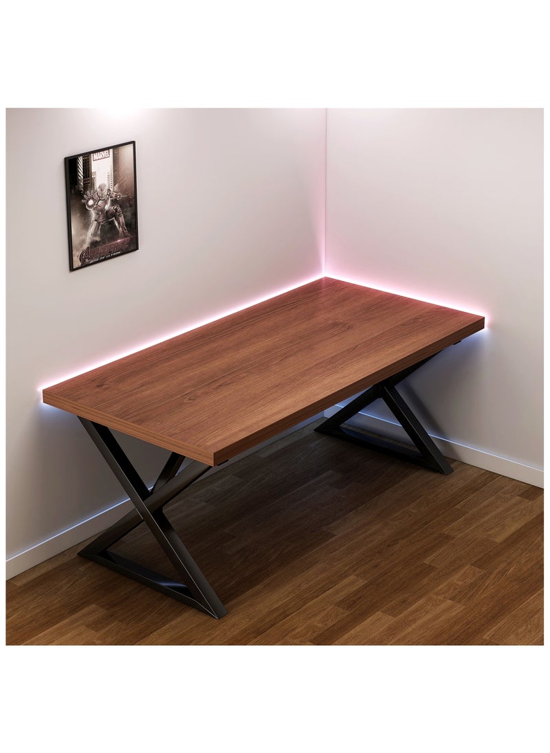 HXDream Computer Desk Gaming Desk Thickened Desktop Computer Desk Suitable for PC Bedroom Home Office