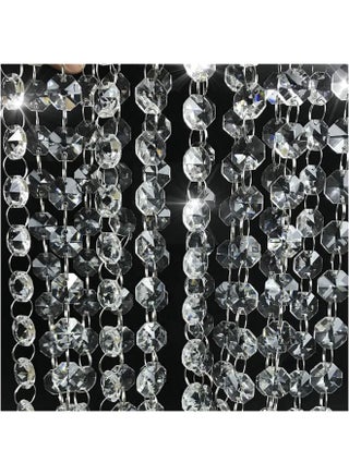 خرز كريستالي للثريا بطول 20 قدم سلسلة مصابيح من الخرز الزجاجي الشفاف لحفلات الزفاف DIY زينة إكليل عيد الميلاد الكريستالية - pzsku/ZA181AD6F8DA4F7152C23Z/45/1754679513/4f9e8db3-5af1-43ca-9cde-6d9a4c7cff9a