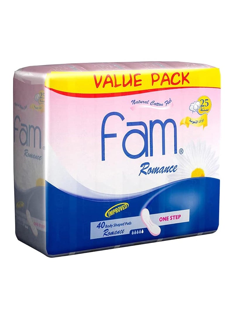 فام 40 قطعة من الوسادات الرومانسية على شكل جسم - لملاءمة مثالية!