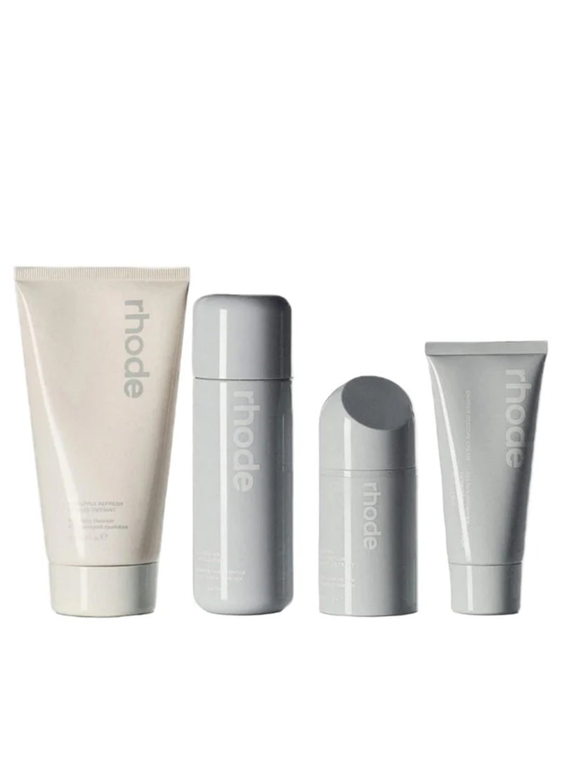 rhode Glazed Skincare Essentials Mini Kit for Radiant, Hydrated Skin – Travel Size