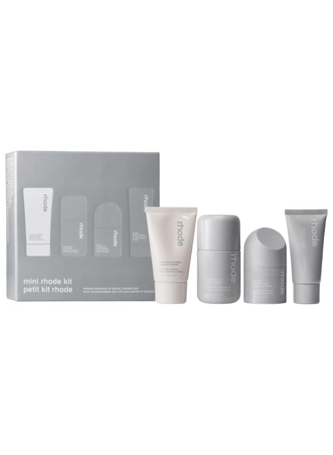 rhode مجموعة العناية بالبشرة الأساسية المزججة بحجم صغير لبشرة متألقة ومرطبة - حجم السفر - Image 2