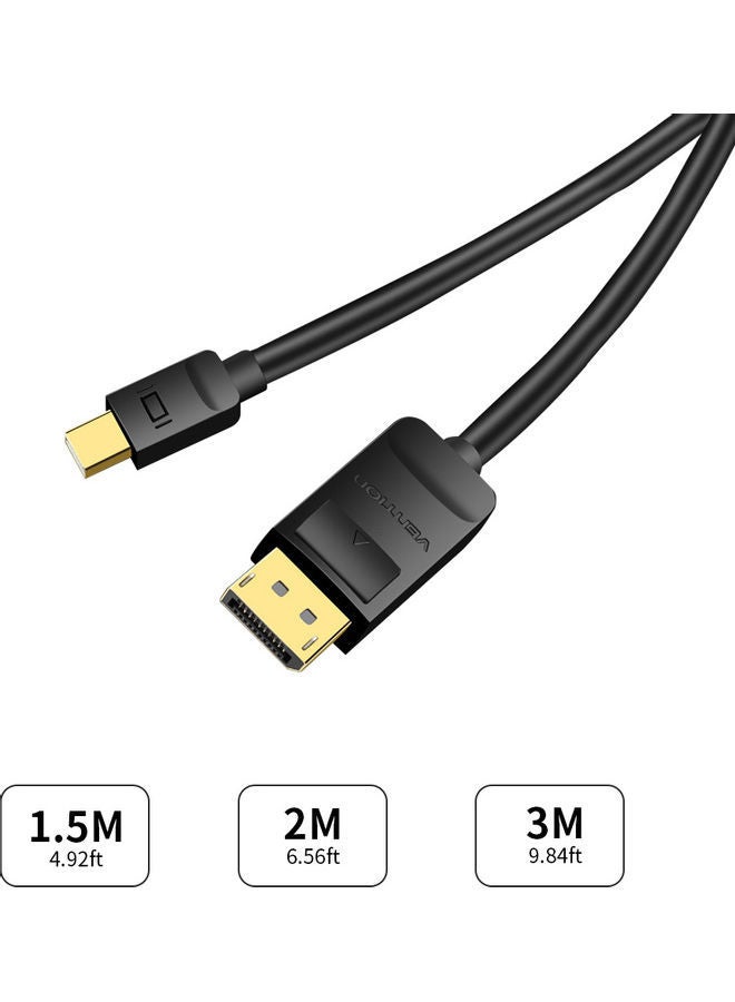 NIBEMINENT Mini DP To HD Adapter Cable Black - Image 4