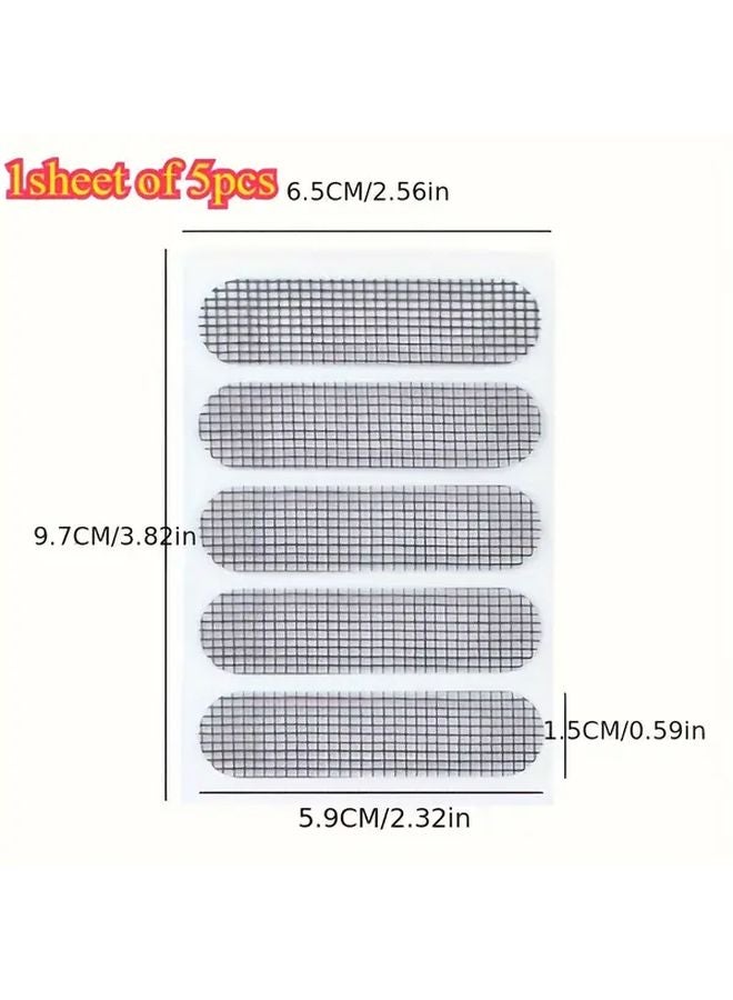 49pcs Heavy Duty Self Adhesive Window Door Screen Repair Patches Insect Proof Mesh Kit - Image 4