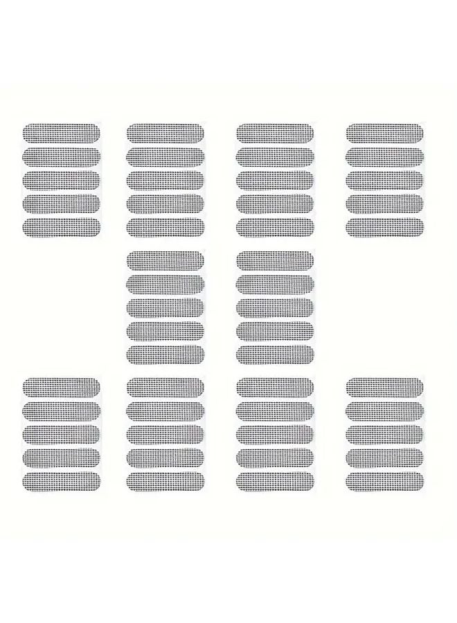 49pcs Heavy Duty Self Adhesive Window Door Screen Repair Patches Insect Proof Mesh Kit - Image 1