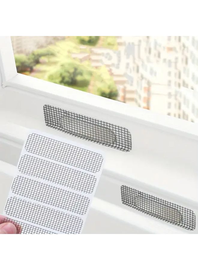 49pcs Heavy Duty Self Adhesive Window Door Screen Repair Patches Insect Proof Mesh Kit - Image 2