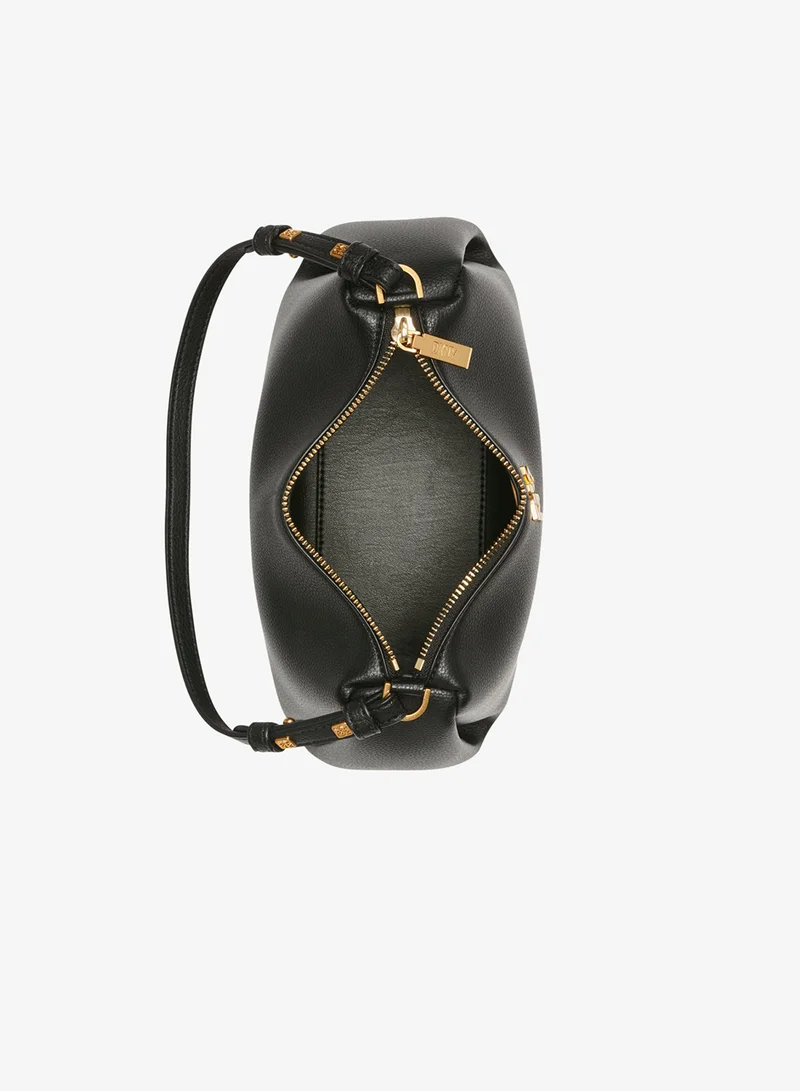 DKNY Remy Logo Detailed Zip Through Shoulder Bag