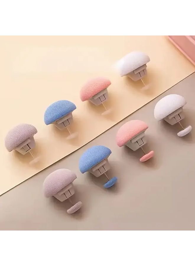Set Of 6 Pcs Mushroom Pattern Bedding Holders Non Slip Reusable Safety Clips for Mattress Slippers Socks Invisible Removable Clips Bedding Accessories Mix Color Hand Wash Only - Image 5