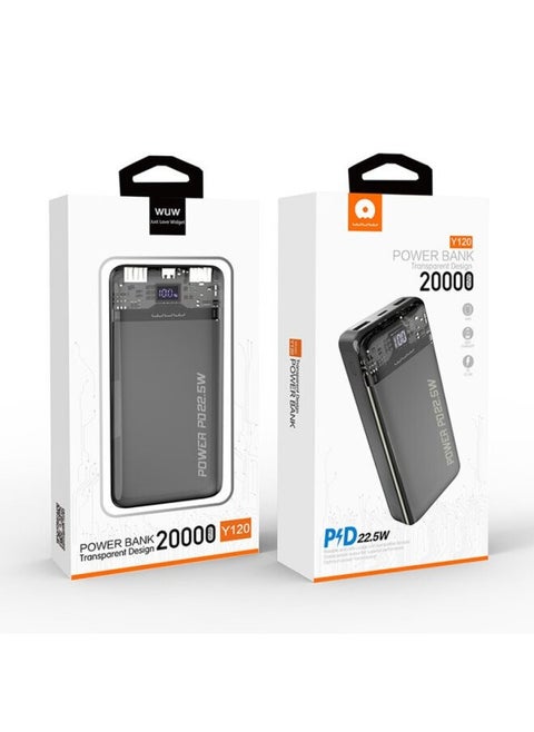 Power Bank 20000mAh PD22.5W 2USB+Type-C