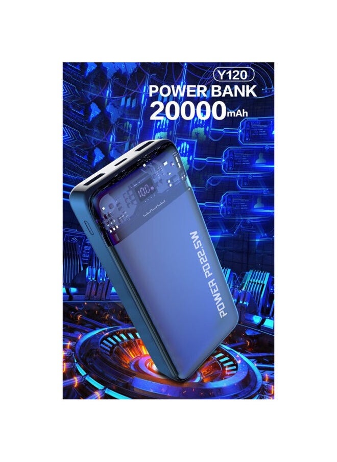 WUW Power Bank 20000mAh PD22.5W 2USB+Type-C  - Image 2