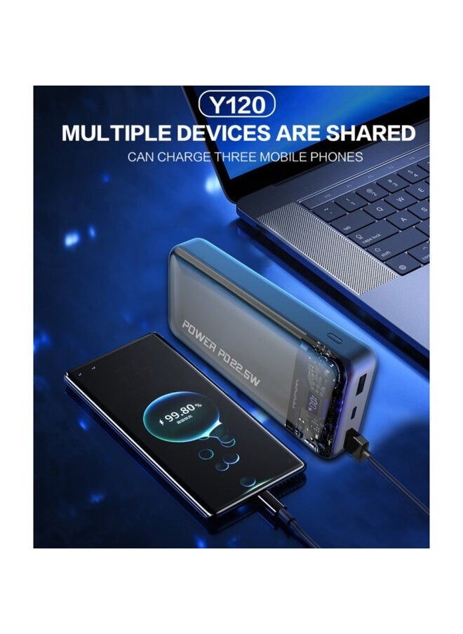 WUW Power Bank 20000mAh PD22.5W 2USB+Type-C  - Image 3