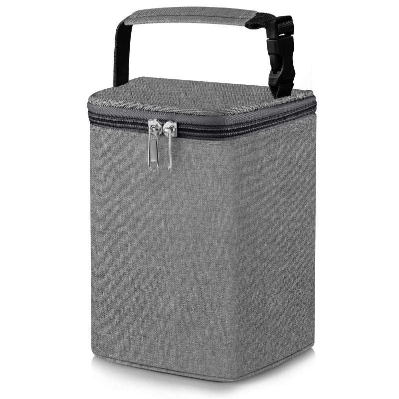 حقيبة تبريد حليب الثدي من أكمور لحفظ زجاجات الأطفال insulated tote bags أثناء التنقل تناسب 4 زجاجات كبيرة سعة 8 أونصات للأمهات المرضعات دور الحضانة السفر