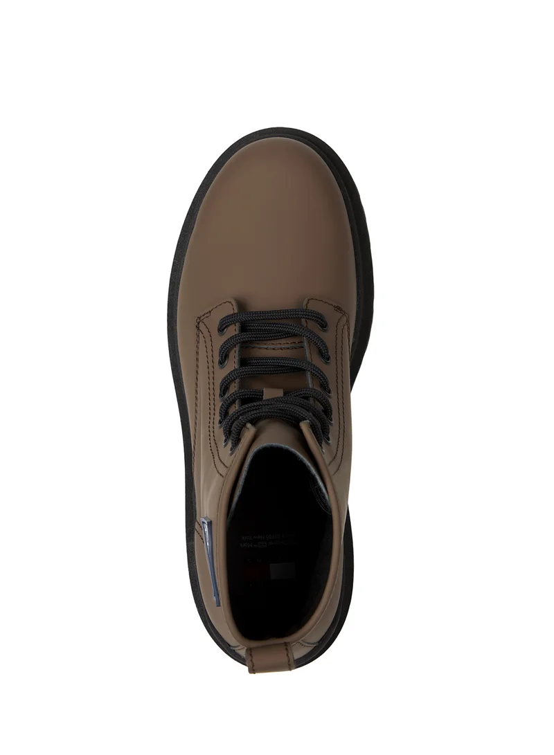 TOMMY JEANS TJM  LEATHER  LACE UP BOOT