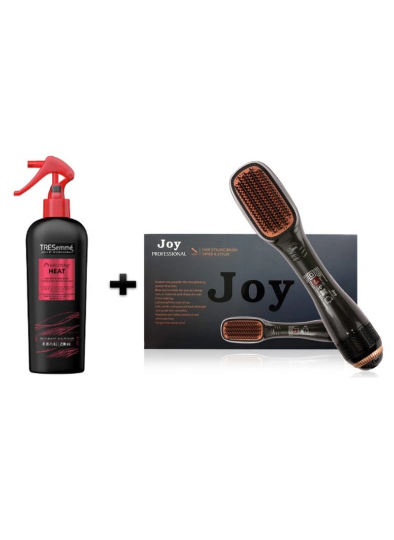 TRESemmé Thermal Creations Protective Spray Heat Tamer + Ceramic Dryer And Styler 2 in 1- 1200 Watt  - Image 1