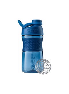 BlenderBottle SportMixer Shaker Bottle Perfect for Protein Shakes and Pre Workout, 20-Ounce, Navy  - Image 1