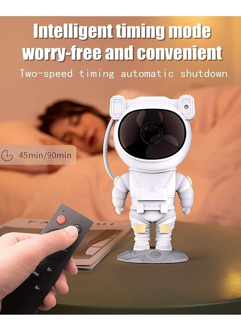 ELTRAZONE Star Projector Night Light with Timer, Remote Control and 360°Adjustable Design, Astronaut Nebula Galaxy Night Light Projector for Children Adults Baby Bedroom, Party Room and Game Room - Image 2