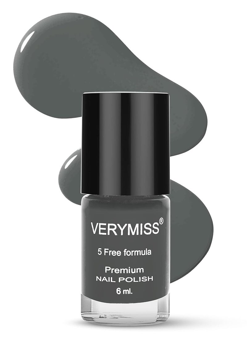VERYMISS - VERYMISS PREMIUM NAIL POLISH CLASSIC COLLECTION 6ml Black Shadow - Image 1