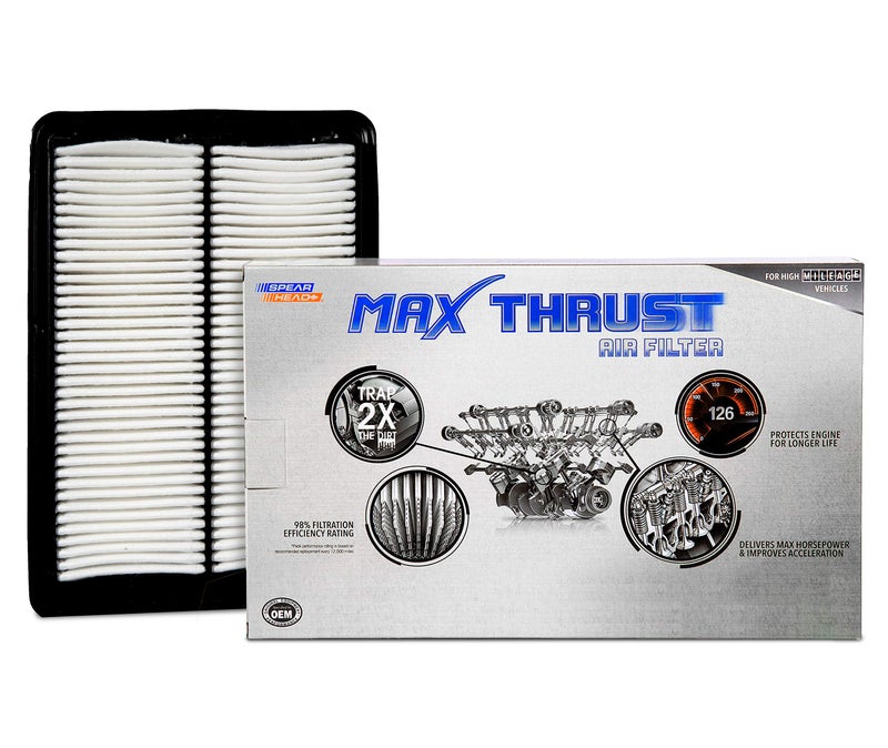Spearhead MPG Defense Max Thrust Engine Air Filter For All Mileage Vehicles, Fits Like OEM, Restores MPG & Acceleration (MT-858) - Image 5