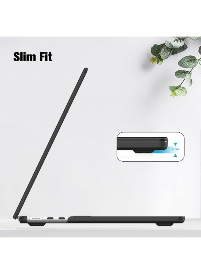 Compatible MacBook Air 13 Inch Case (2018 / 2019 / 2020 / 2021 / 2022, A2337 / M1 / A2179 / A1932) – Touch ID Plastic Hard Shell Cover, Carbon Fiber Protective Case for MacBook Air 13.3 Inch - Image 4