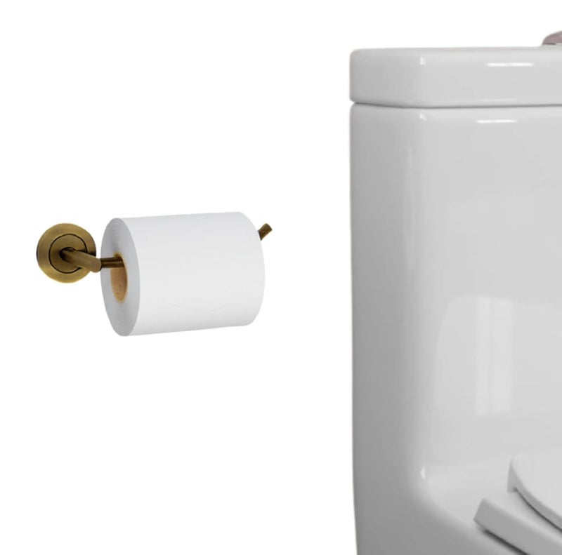 FOLX FBA18 Wall Mount Toilet Tissue/Napkin Paper Roll Holder for Bathroom, Kitchen Tissue Roll Stand, 304 Grade Stainless Steel, Home and Bathroom Accessories (1, Antique) - Image 4