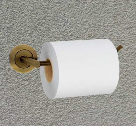 FOLX FBA18 Wall Mount Toilet Tissue/Napkin Paper Roll Holder for Bathroom, Kitchen Tissue Roll Stand, 304 Grade Stainless Steel, Home and Bathroom Accessories (1, Antique) - Image 1