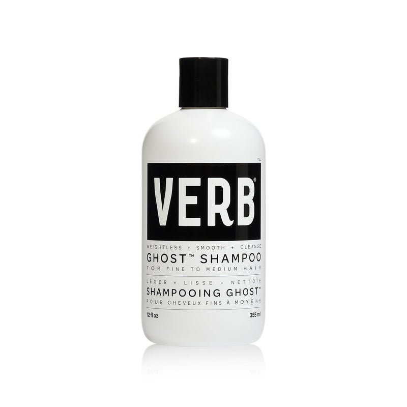 VERB Ghost Shampoo 12 fl oz  Infused with Moringa Oil  Cleanses Fine and Weighed Down Hair  Vegan No Parabens or Harmful Sulfates