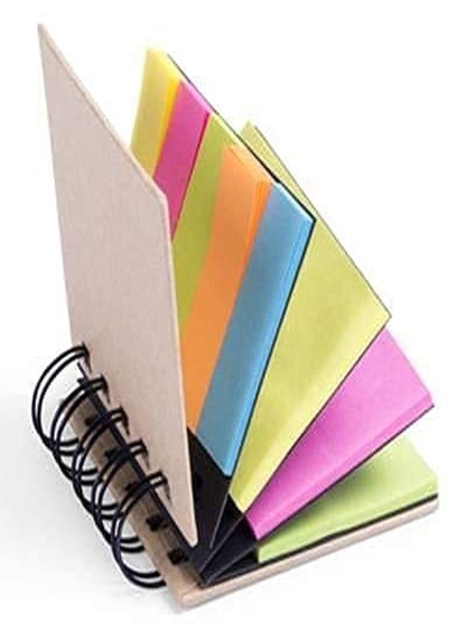 Peeplvalue مفكرة لاصقة حلزونية صغيرة الحجم من Peeplvalue مع ملاحظات لاصقة متعددة الألوان (عبوة من قطعة واحدة) - Image 3