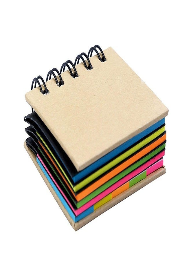 Peeplvalue مفكرة لاصقة حلزونية صغيرة الحجم من Peeplvalue مع ملاحظات لاصقة متعددة الألوان (عبوة من قطعة واحدة) - Image 5